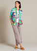 Polka Dot Crinkle and Pleats Outfit