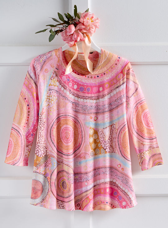 Pink Mosaic Top