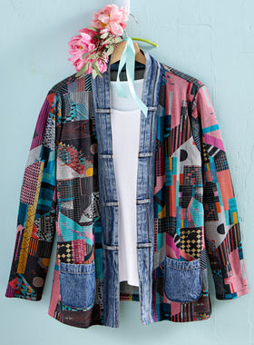 Flashback Denim-Detail Jacket