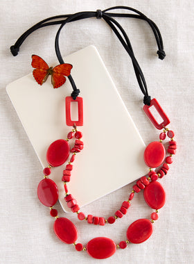 Shapes of Things Tagua Necklace