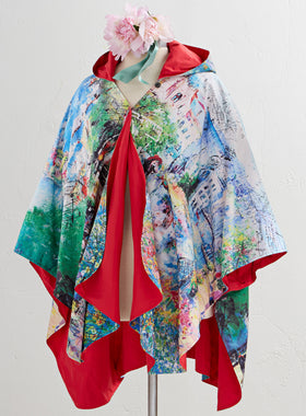 Reversible Rain Poncho - Café Society