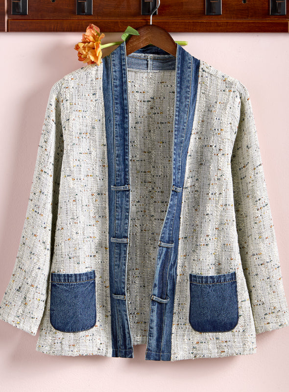 Fancy That Denim-Detail Jacket