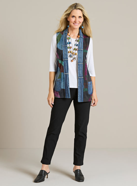 P15103 - Chroma Color Vest Outfit
