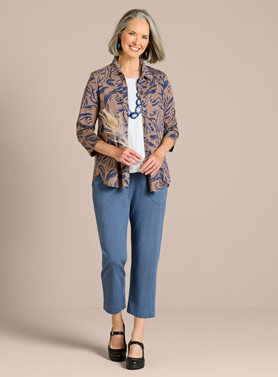P90015 - Woodland Cotton Capri Outfit