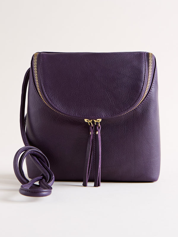 The Daily Crossbody Bag — Plum