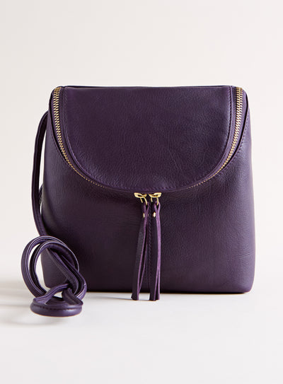 The Daily Crossbody Bag — Plum