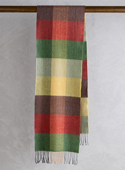 Tipperary Plaid Merino Scarf