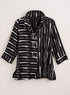 Dashing Ruffle Collar Shirt Jacket — Black