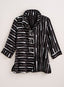 Dashing Ruffle Collar Shirt Jacket — Black