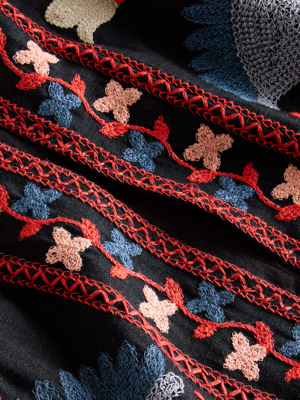 Folk Bloom Chainstitch Jacket