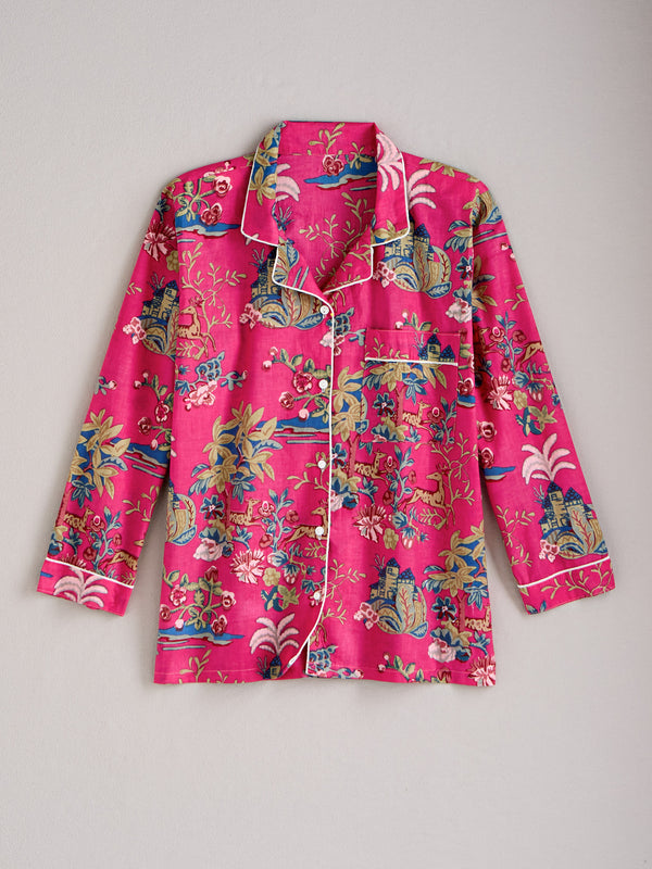 Deer Diary Long Sleeve Pajamas