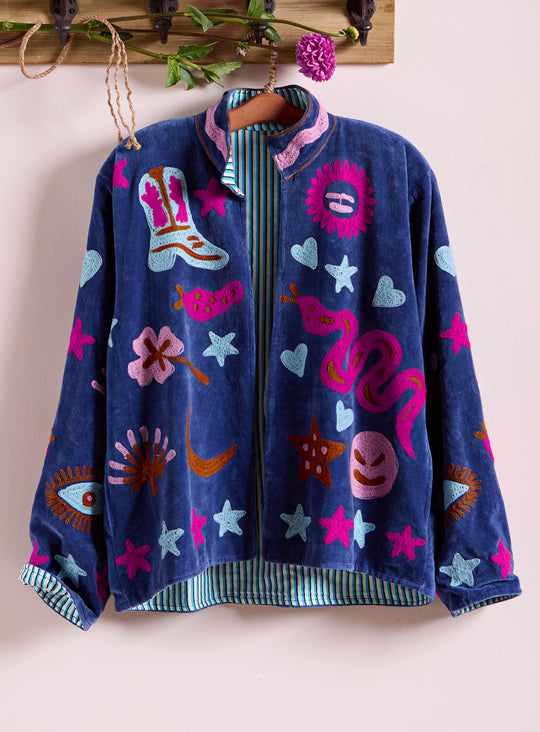 Lucky Charm Velvet Jacket