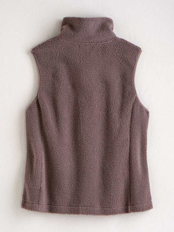 Shoulder Season Bouclé Fleece Vest