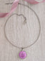 Five Doves Sand Dollar Pendant — Purple