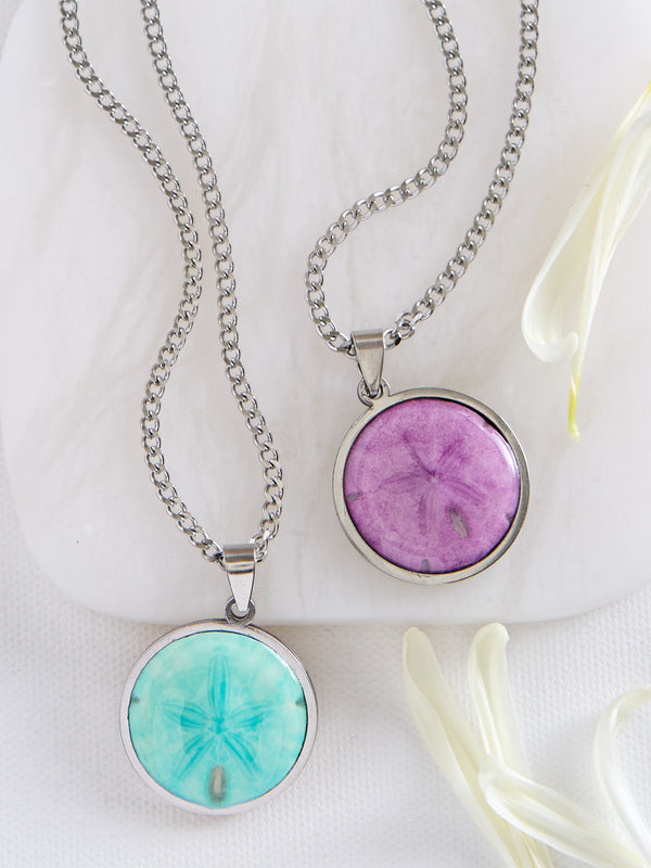 Five Doves Sand Dollar Pendant