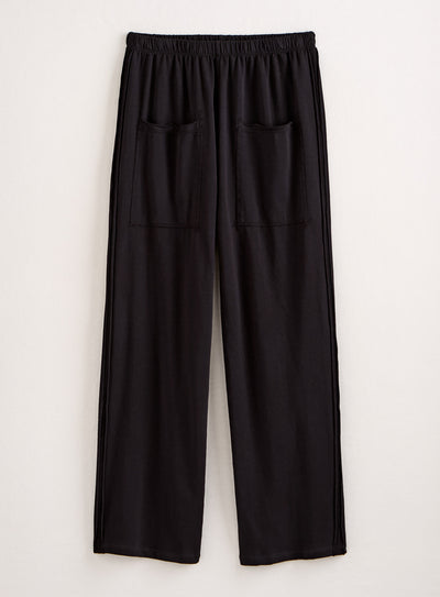 Day to Night Side Stripe Pant — Black