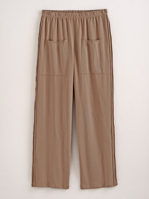 Day to Night Side Stripe Pant — Coffee