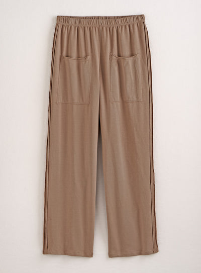 Day to Night Side Stripe Pant — Coffee