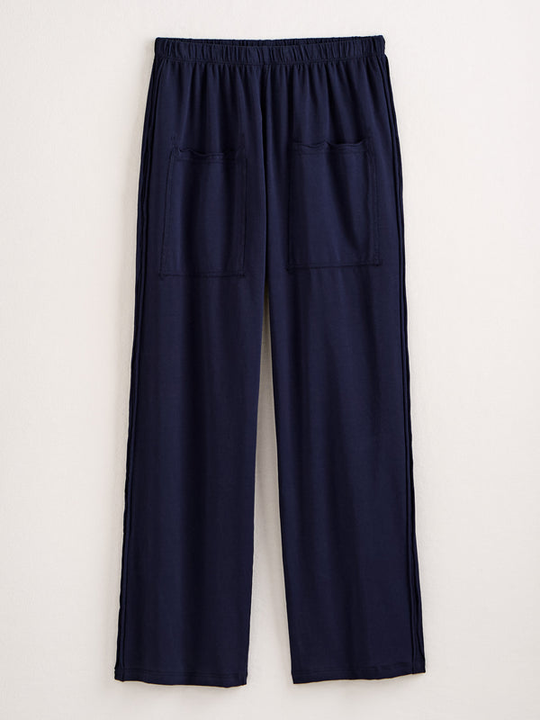 Day to Night Side Stripe Pant — Navy