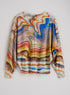 Desert Strata V-Neck Sweater