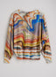 Desert Strata V-Neck Sweater
