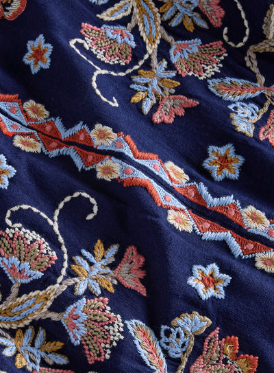 Provenance Unknown Embroidered Topper