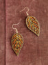 Leaf an Impression Beaded Earrings — Spice