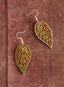 Leaf an Impression Beaded Earrings — Spice