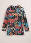 Cathedral Crinkle Cowl Top