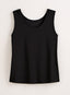 Sure Thing Dressy Tank — Black