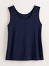 Sure Thing Dressy Tank — Navy
