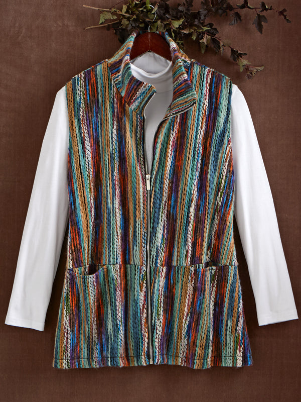 Color Wave Vest — Multi