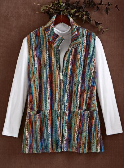 Color Wave Vest — Multi