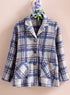 Après Plaid Bouclé Jacket — Gray