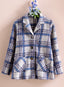 Après Plaid Bouclé Jacket — Gray