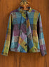 Northern Lights Plaid Fleece Jacket — Multi