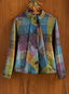 Northern Lights Plaid Fleece Jacket — Multi