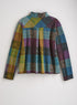 Northern Lights Plaid Fleece Jacket