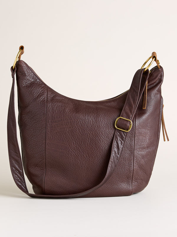 The Long Haul Hobo Bag — Brown