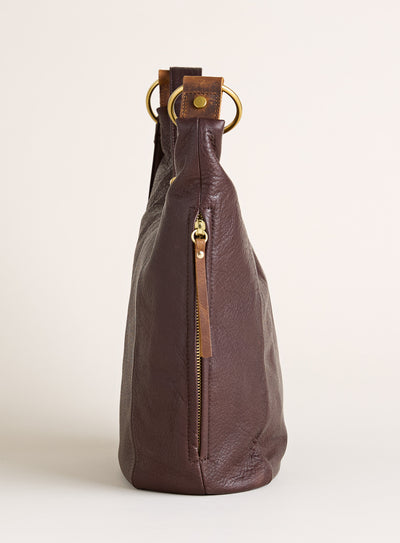 The Long Haul Hobo Bag — Brown