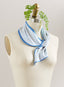 Loop & Go Scarf – Retro Stripe — Light Blue
