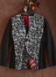 Stop the Presses Reversible Jacket — Black
