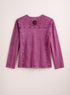 Soutache Rose Top — Plum