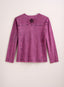 Soutache Rose Top — Plum
