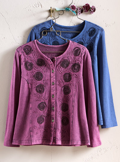 Soutache Rose Top