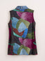 Chroma Color Denim-Detail Reversible Vest