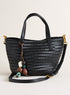 Good Luck Charm Crossbody Tote — Black