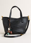 Good Luck Charm Crossbody Tote — Black