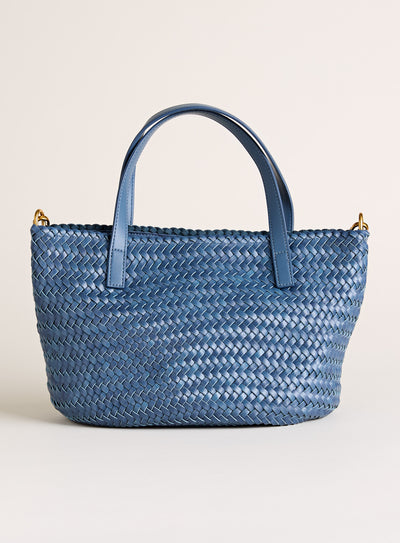 Good Luck Charm Crossbody Tote — Blue