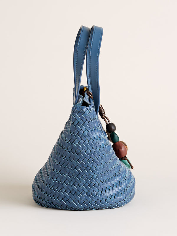 Good Luck Charm Crossbody Tote — Blue